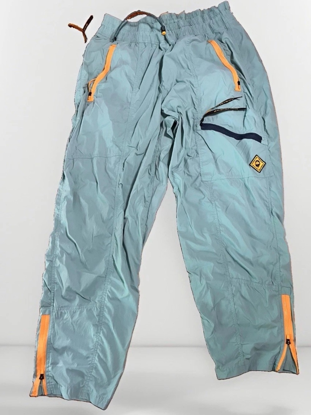 Outdoor Afro x REI Women 18W Teal Pull On Cargo Jogger Trail Paratrooper Pants
